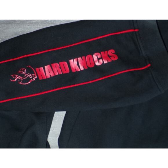 Vtg Y2k School of Hard Knocks Joggers Sweatpants XL Black red Baggy Dice Hip-Hop - Picture 4 of 14